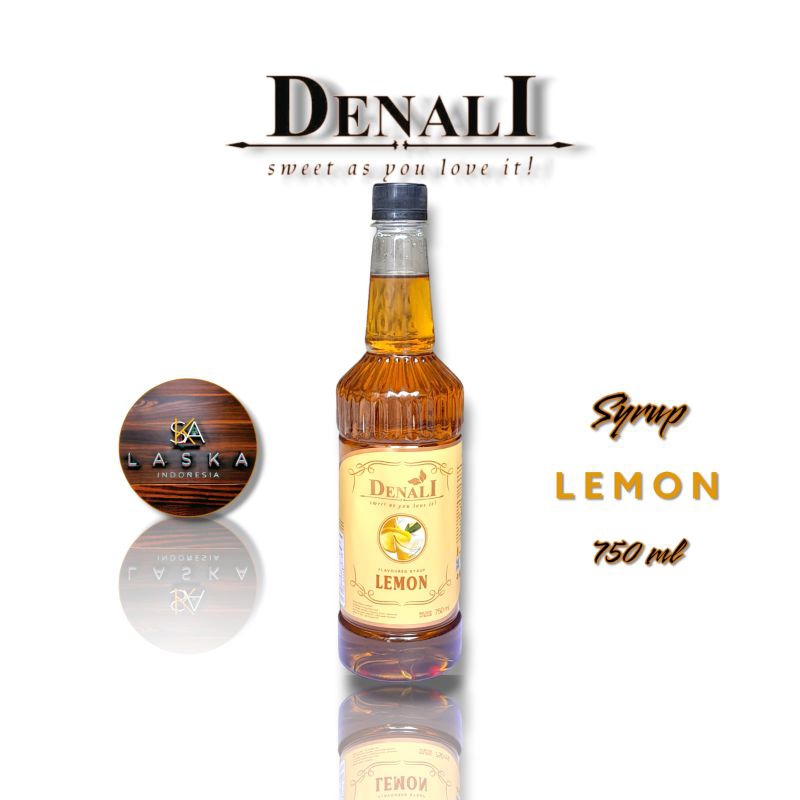 

Denali Lemon Syrup 750 mp + Lemon Sirup Merk Denali+ Sirup rasa Lemon