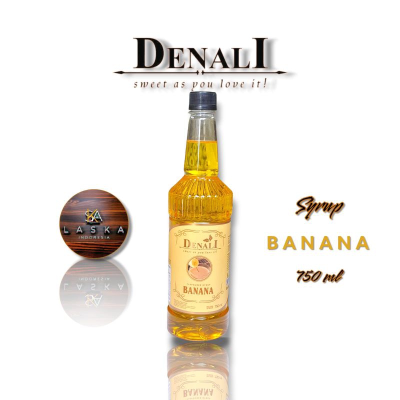 

Denali Banana Syrup 750 ml - Banana Sirup merk Denali