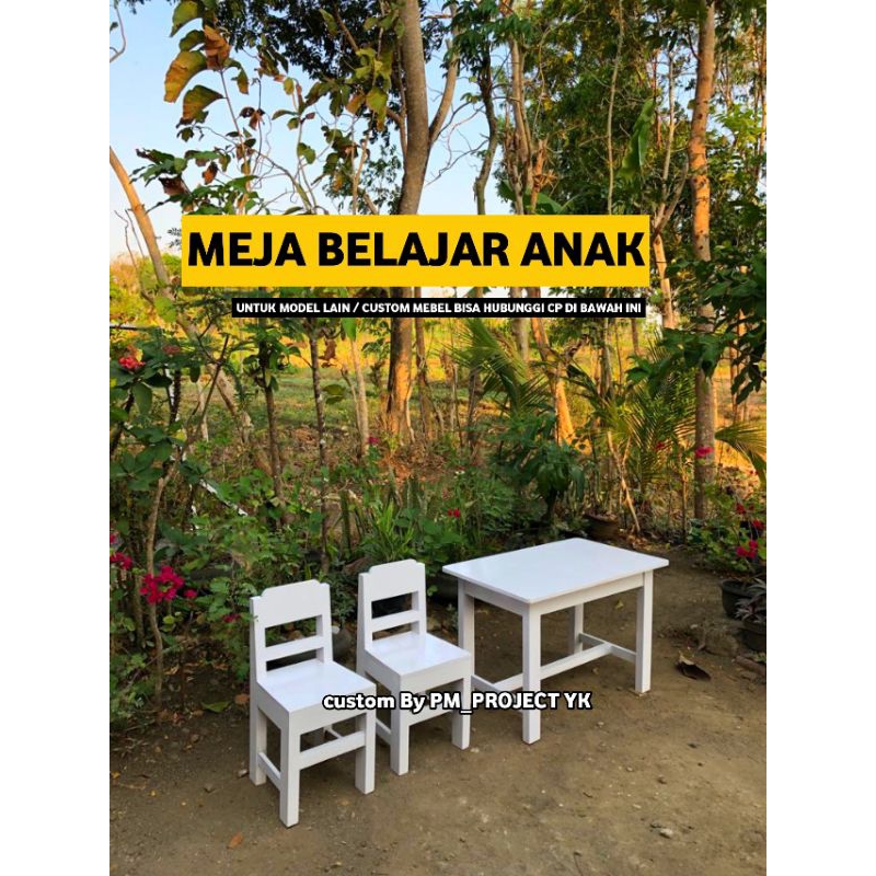 meja belajar anak,meja anak Tk,meja sensory