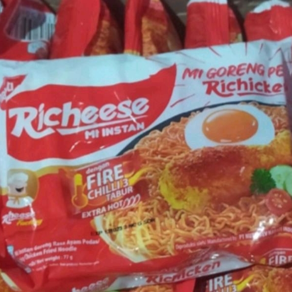 

RICHEESE MIE INSTAN // (MIE GORENG DAN KUAH) KEJU DENGAN BERBAGAI LEVEL PEDAS