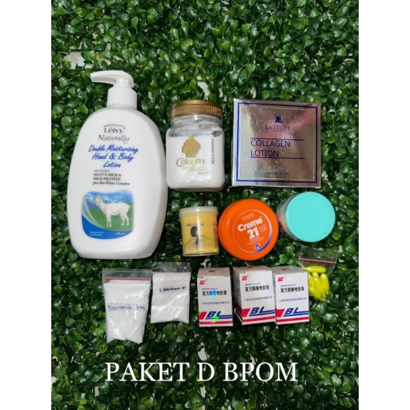 ( PAKET HEMAT ) HANDBODY PEMUTIH BPOM DOSTING FREE SERBUK PEMUTIH