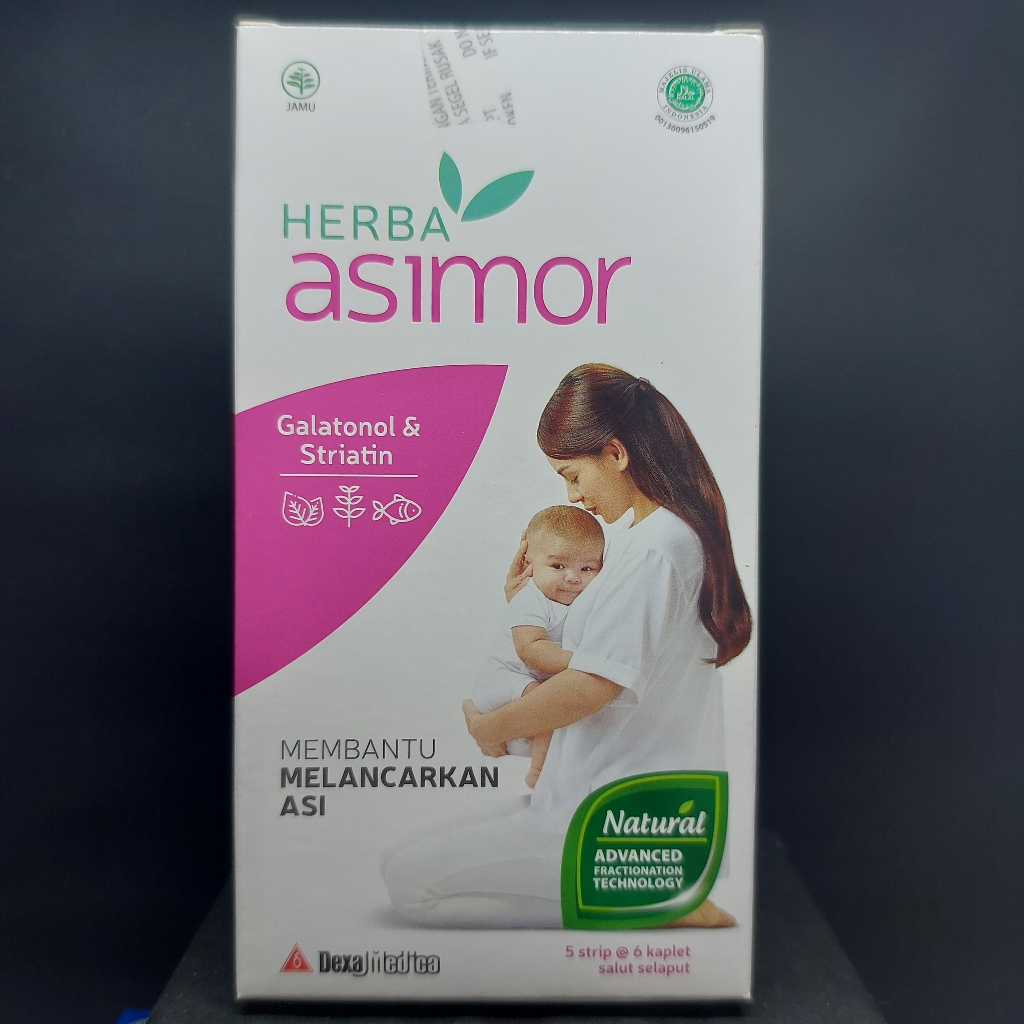Herba Asimor (30 Kaplet, Strip) suplemen ibu ASI