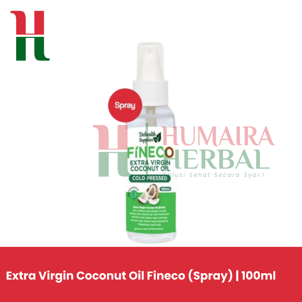 

Fineco Virgin | Coconut Oil (VCO) | Spray | 100 ml | Halal | De Health Supplies