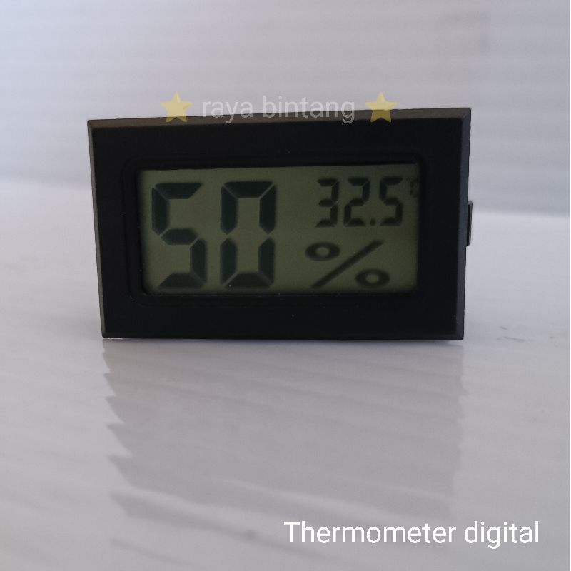 Thermometer digital kardus putih ruangan suhu ruang dapur alat tes suhu ruangan