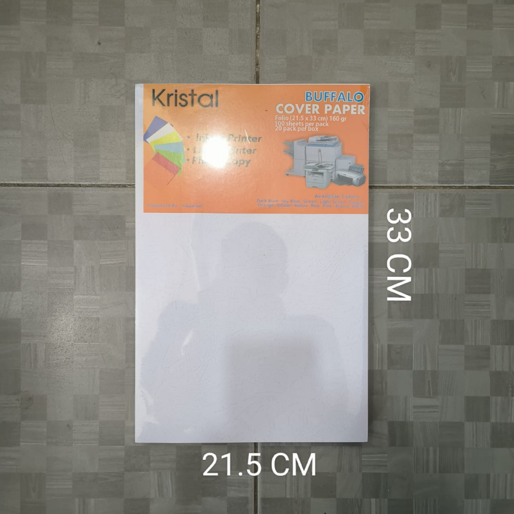 Kertas Jeruk / Cover Jeruk F4 / isi 100 lembar - PUTIH
