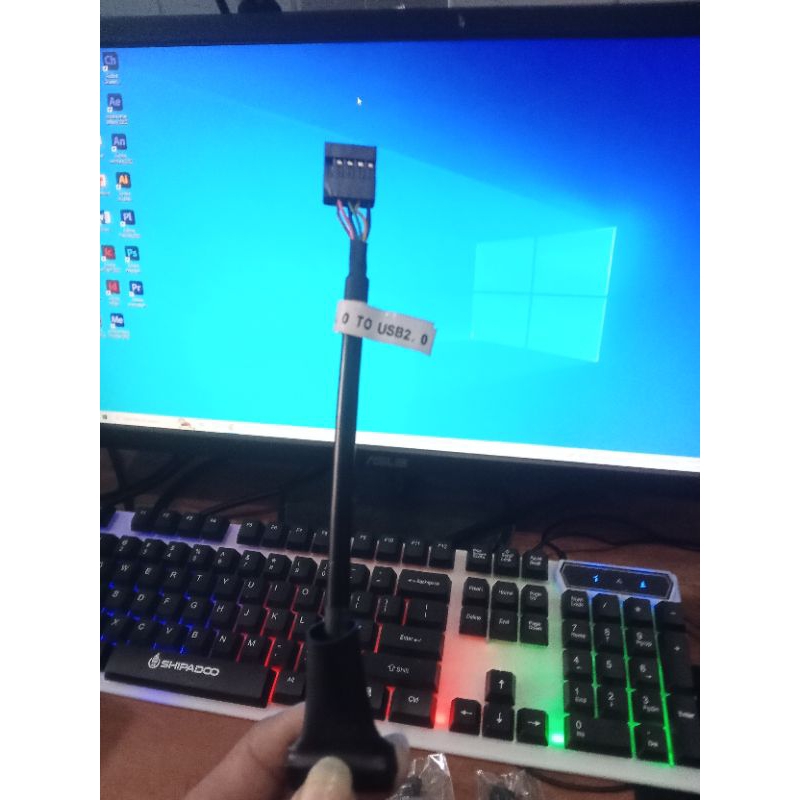 kabel adapter Motherboard USB 3.0 to USB2.0