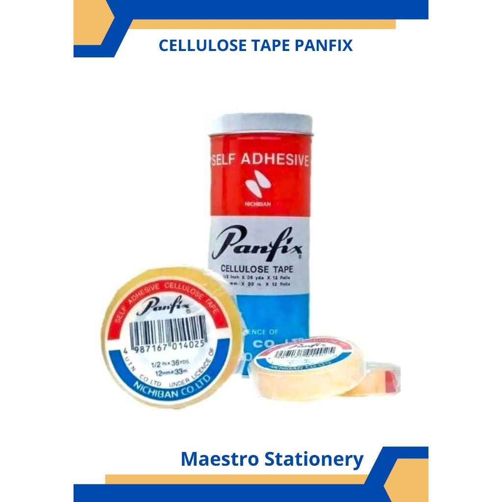 

Isolasi Panfix 1/2 X 36 Yard Per Pack / Selotip