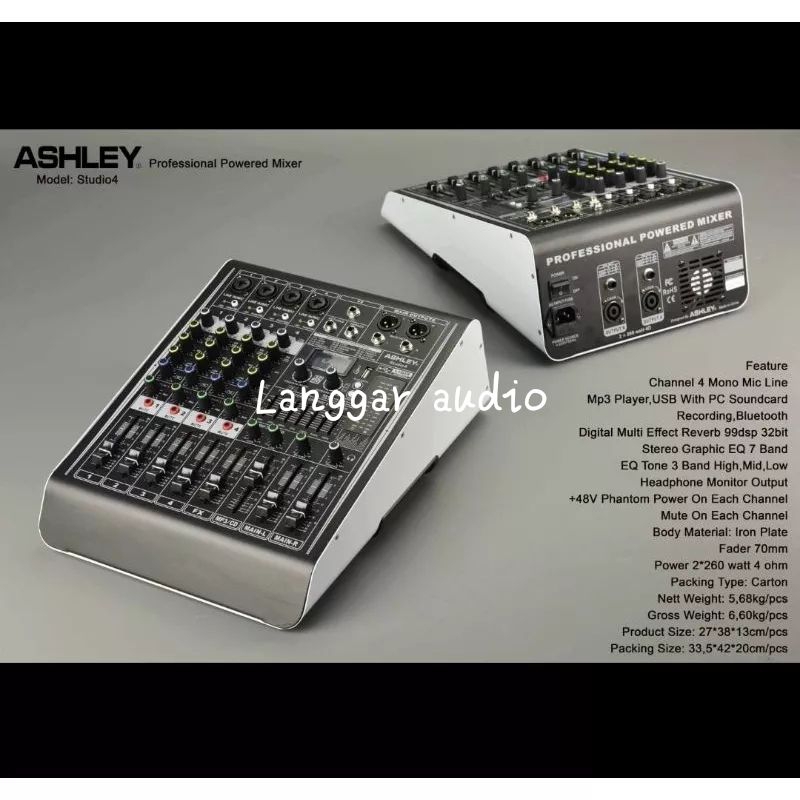 Power mixer ashley STUDIO 4 ORIGINAL ASHLEY