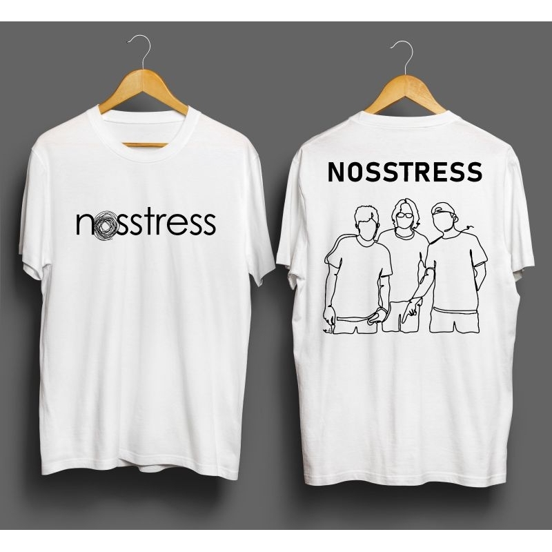 Kaos Distro Pria NOSSTRESS Kaos Band Original Distro Tshirt pria Kaos musik Kaos nosstress