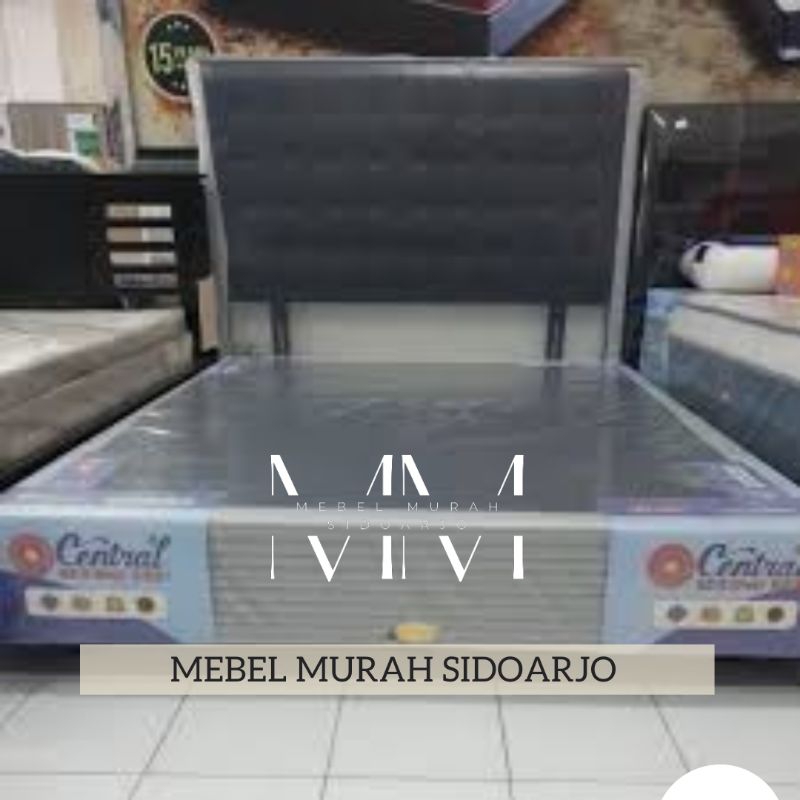 Divan sandaran spring bed berbahan oscar murah kuat central spring bed minimalis 90 x 200 120 x 200 