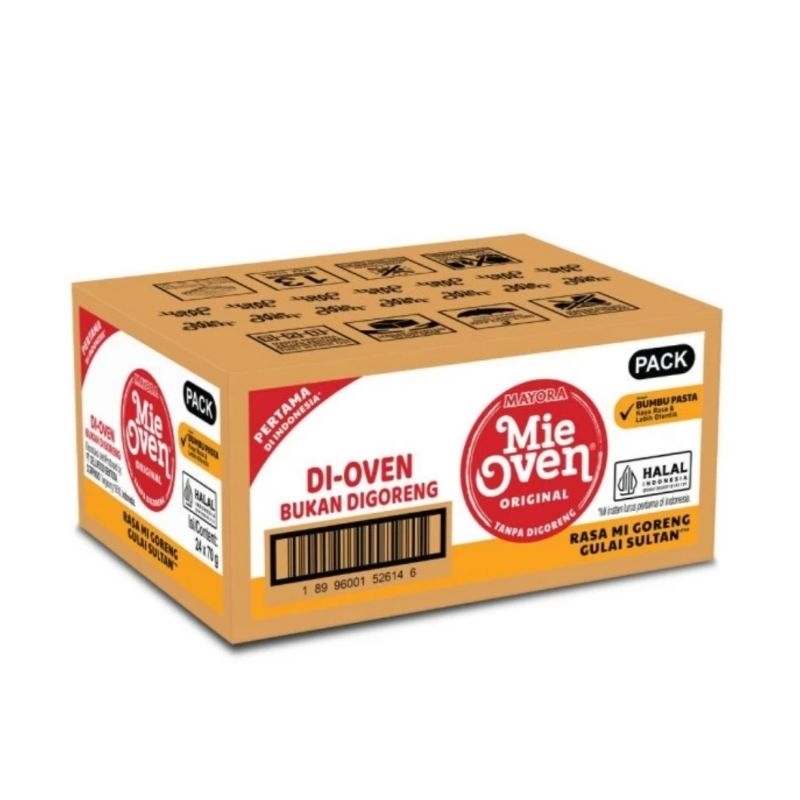 

Mie Oven Mie Instan Kuah Gulai Sultan Enak 1 karton 24 pcs