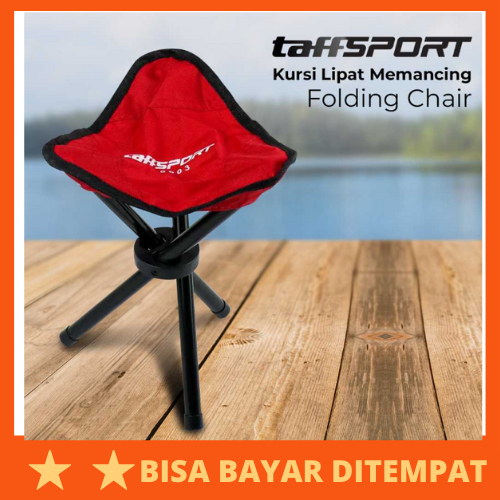 Kursi Lipat Memancing Folding Legged Beach Stool Chair / Kursi Lipat Mancing Memancing Camping Kempi