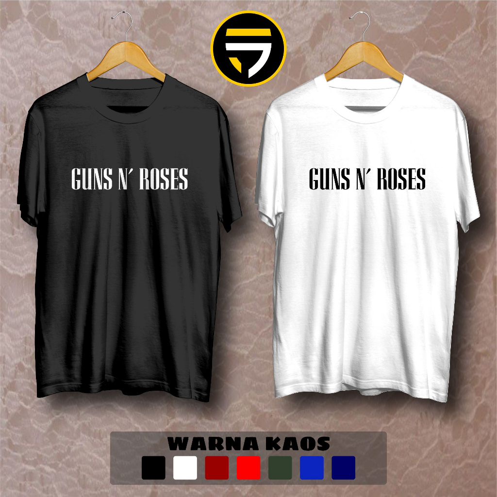 Kaos Guns N Roses Bahan Premium