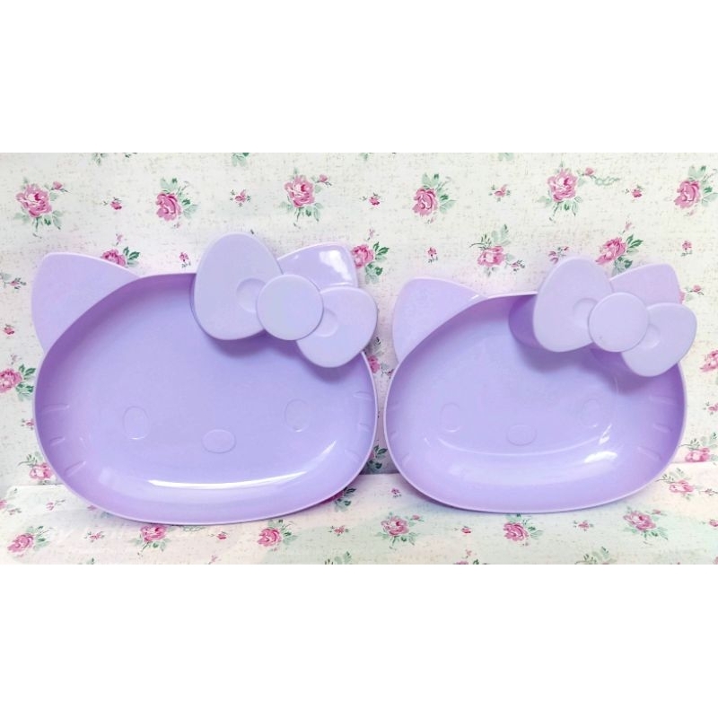 TECHNOPLAST Hello Kitty Piring Sop & Piring Kue Mini  1 set isi 2