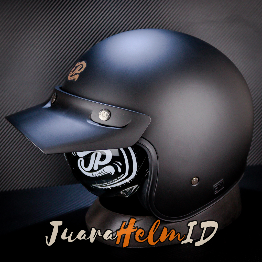 JPX HELM JP SIGNATURE SO SOLID / BLACK DOFF GOLD / RETRO CLASSIC