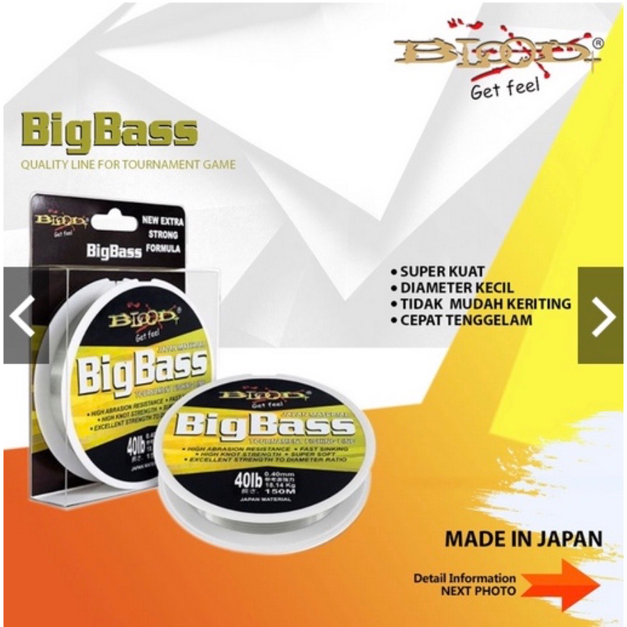 Senar pancing BLOOD BIG BASS