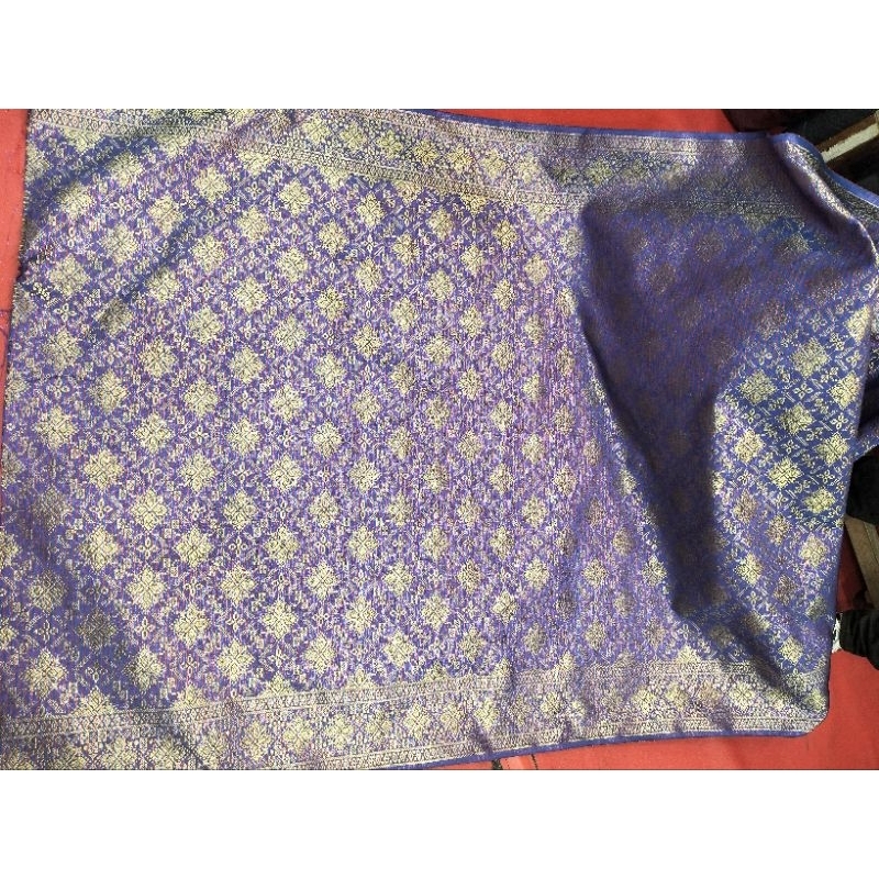 songket Palembang songket Melayu meteran harga persetengah meter