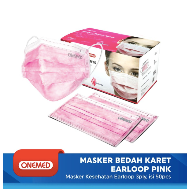 Masker Medis Onemed Pink box Masker Medis Onemed