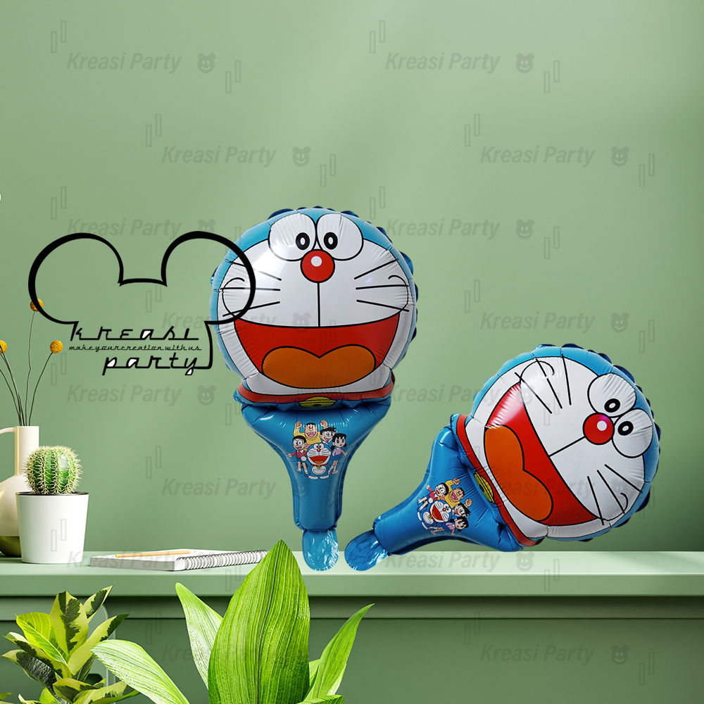 Balon Tongkat Doraemon  / Balon Pentung / Balon Souvenir Doraemon