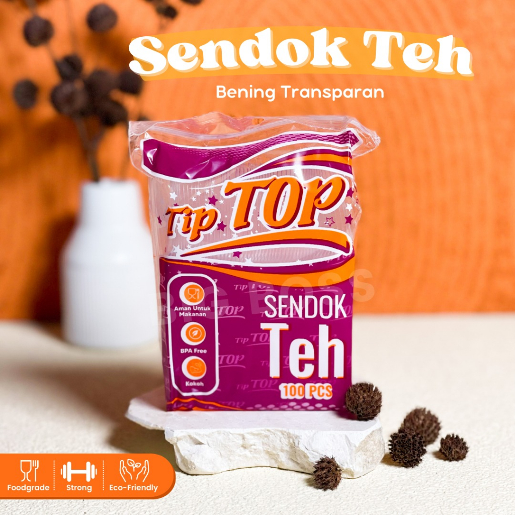 Sendok Plastik Kecil / Sendok Teh / Sendok Jelly Puding Bening