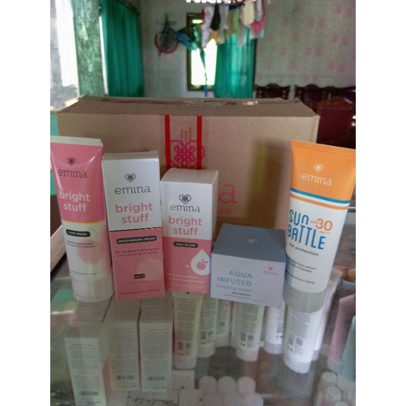 Emina Bright Stuff 5 in 1 / Paket Emina Hemat