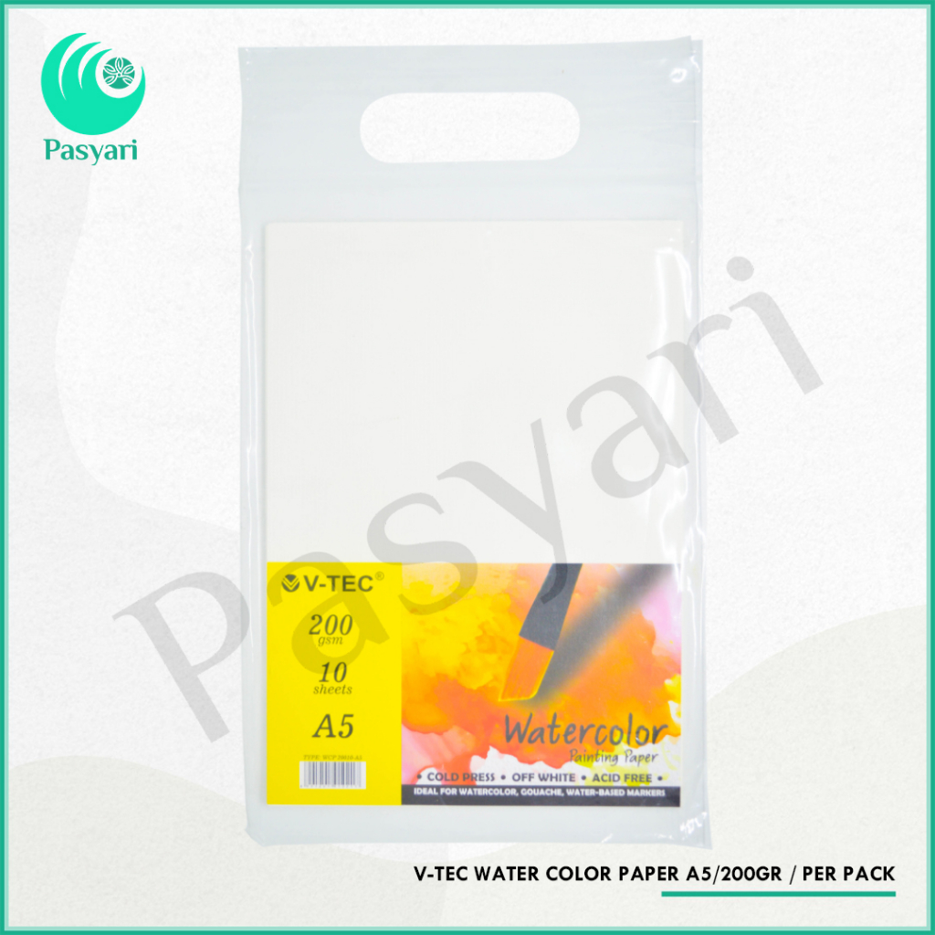 

V-TEC WATER COLOR PAPER A5/200GR / PER PACK