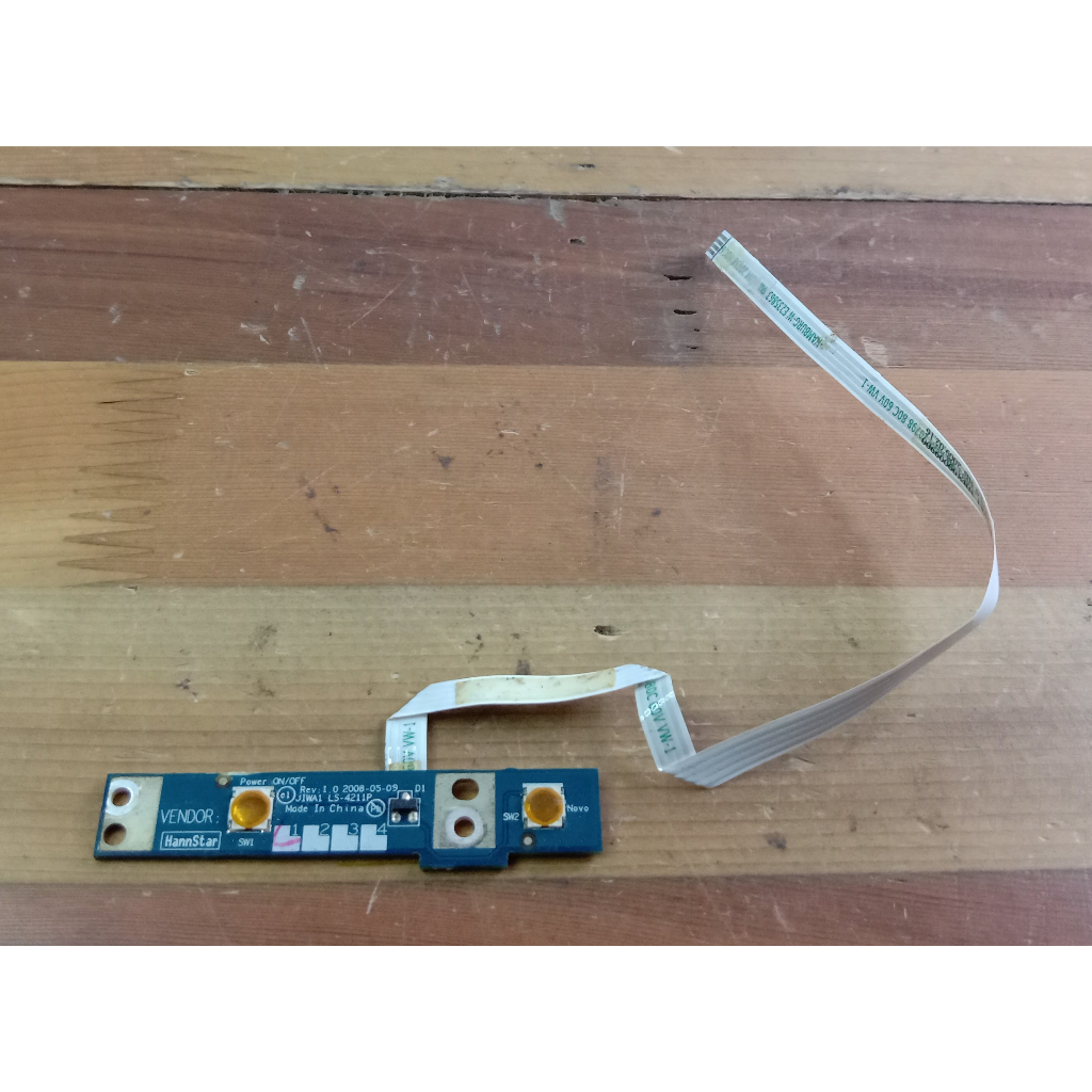 Board Tombol Switch ON OFF Laptop Lenovo 3000 G530 N500