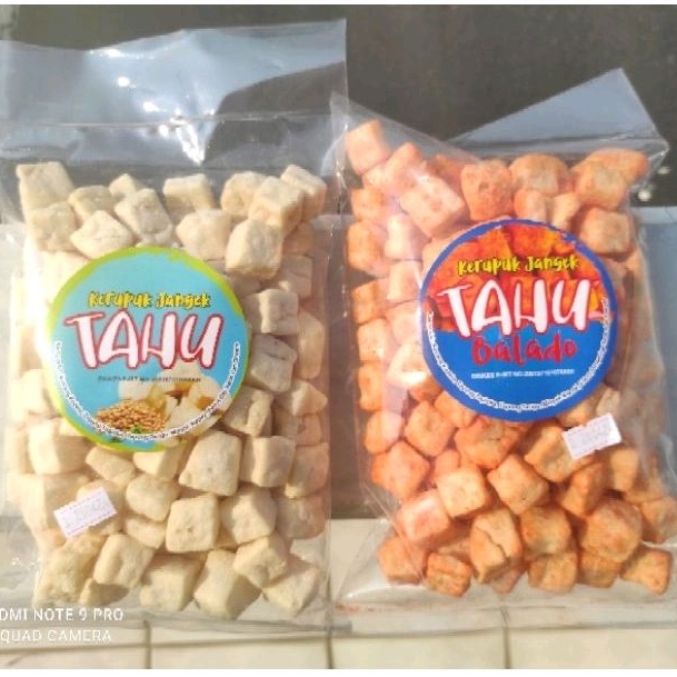 

Kerupuk - Krupuk Jangek Tahu Sogan ( plastik bening) Vegan & Vegetarian