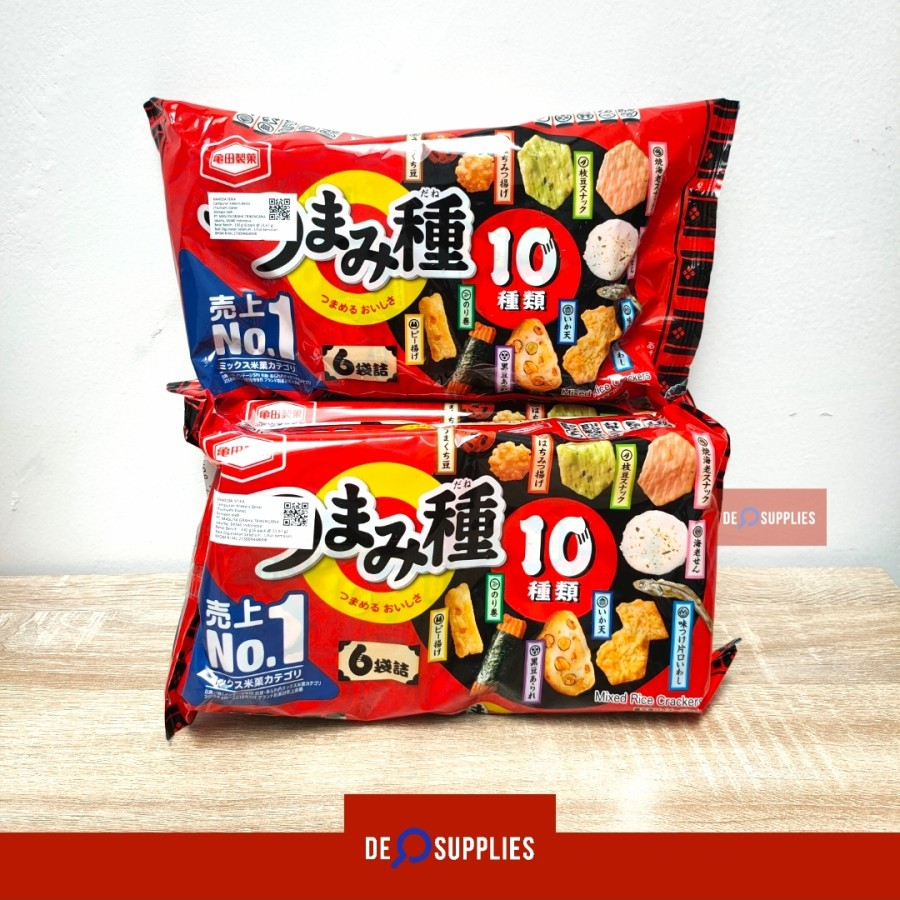 

Kameda Tsumamidane 130gr - Mixed Krekers Beras Rice Crackers Tsumami