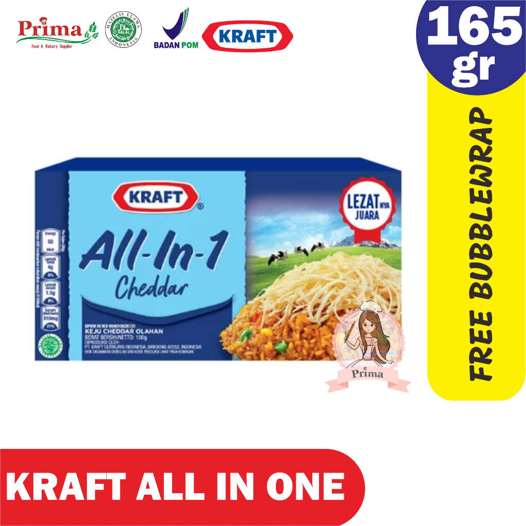 

Kraft keju all in 1 165gr