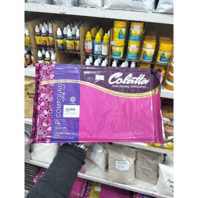 

cokelat compound dark 1kg