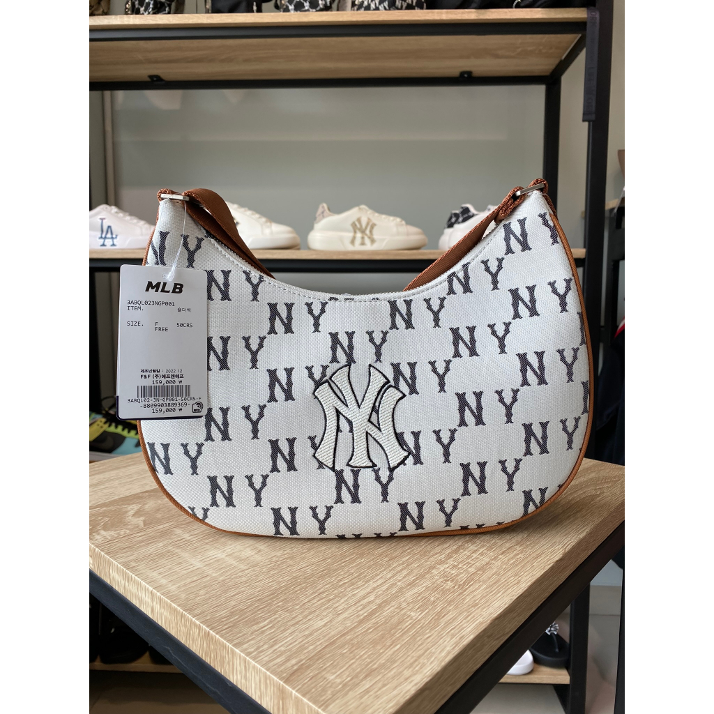 MLB Monogram Jacquard Denimlike Strap Hobo Bag – HYPECITY