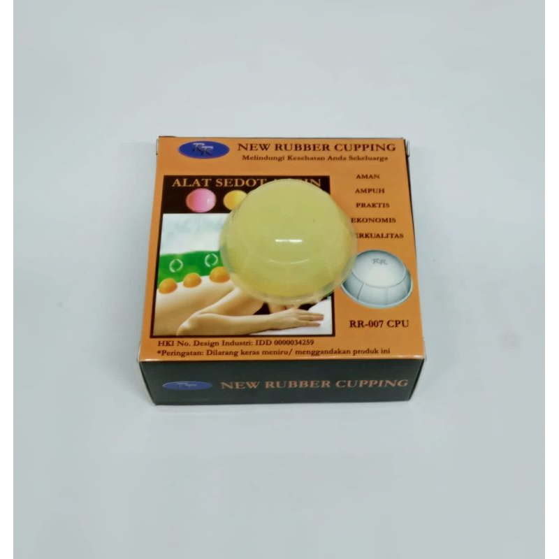 Kop Angin Bekam Kering warna kuning Kop C