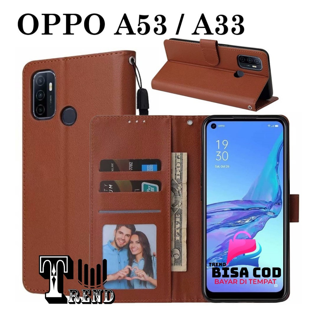 FLIP COVER OPPO A53 LEATHER CASE FLIP OPPO A53