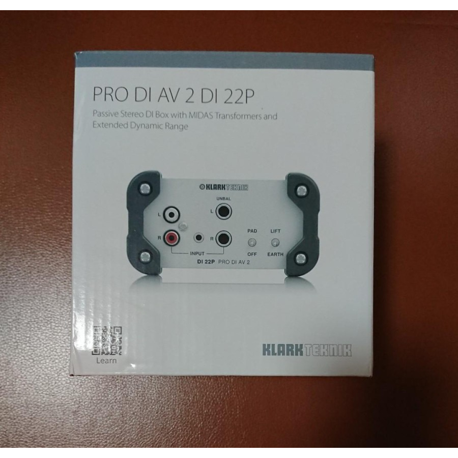 klark teknik PRO DI AV 2 DI 22P direct box original