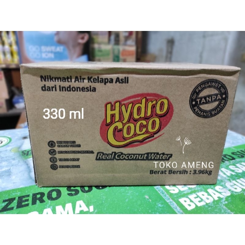 

Hydrococo 330 ml Minuman kelapa hydrococo - 1 DUS (12 pcs)