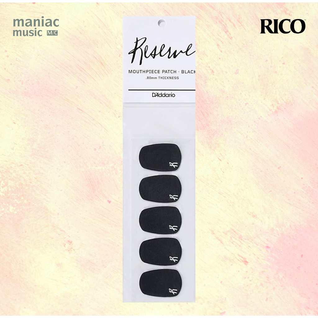 Rico RMP01B - Reserve Mouthpiece Patch. Protector. Black. Isi 5. Sax. USA. Saxophone. Mouth Piece. C