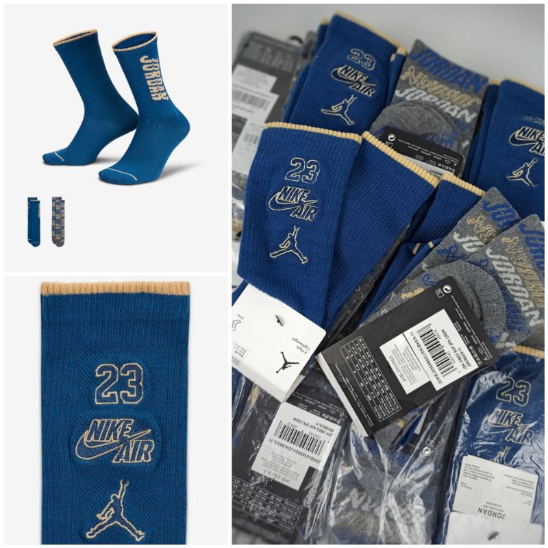 Kaos kaki Jordan Kids Vibes AOP 2PK Crew Original 100% - KAOS KAKI ANAK JORDAN