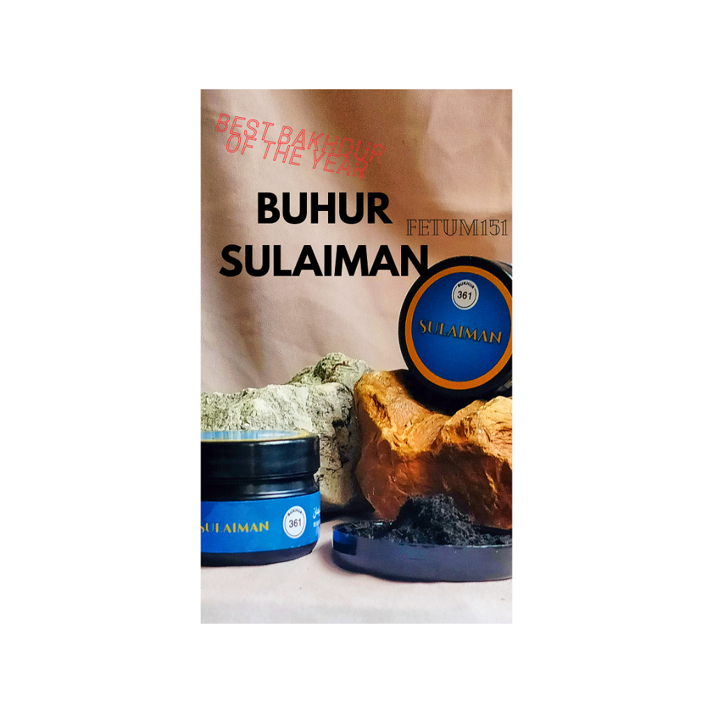 buhur SULAIMAN bubuk 30gr 361 wewangian rumah majlis pengharum ruangan aromatherapy