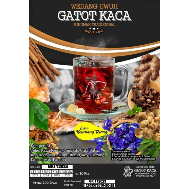 

wedang uwuh asli herbal alami GATOT KACA SOLO