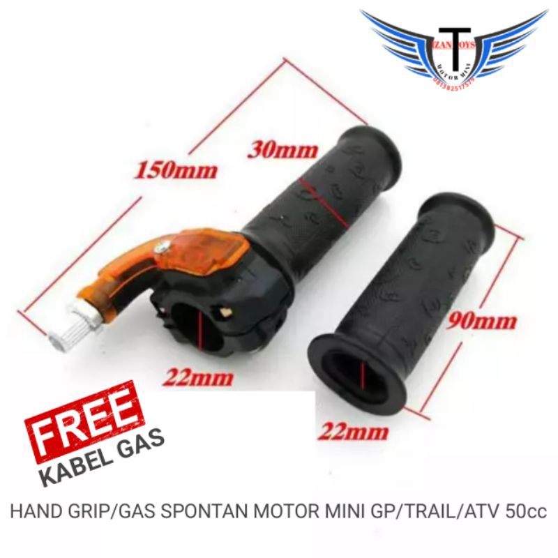 Handle gas Motor Mini Trail/Mini atv 50cc