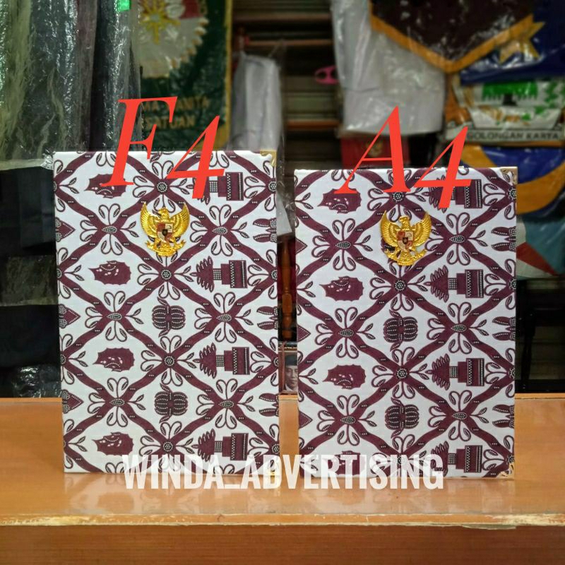 

Map Beludru Batik Garuda Map Batik Upacara f4 a4
