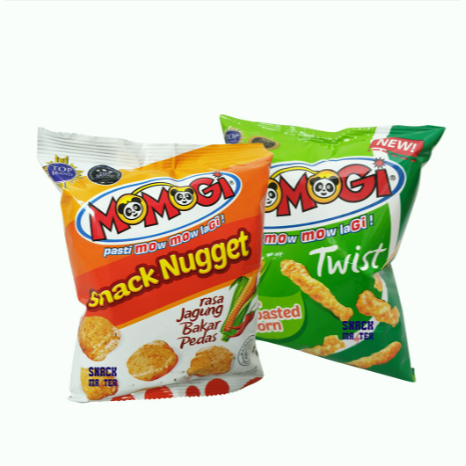 Momogi Snack Jagung Bakar - Netto 12 gr
