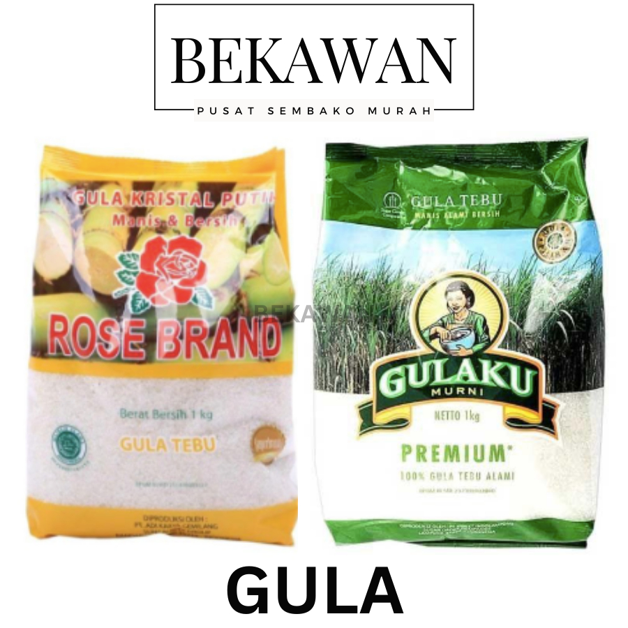 

Gula Pasir Gulaku 1KG Gula Tebu #BEKAWAN