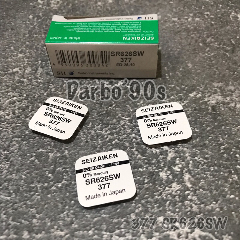 Baterai Seizaiken 377 SR626SW Original Seizaiken 377 Seizaiken 626