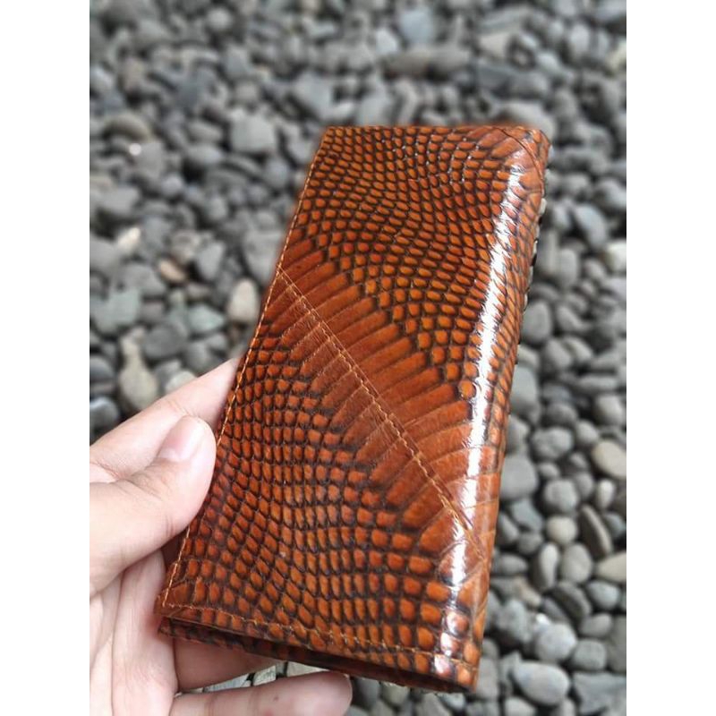Dompet kulit ular asli
