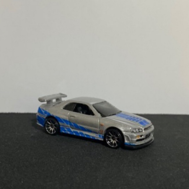 Hotwheels Skyline R34 Fast furious Loose