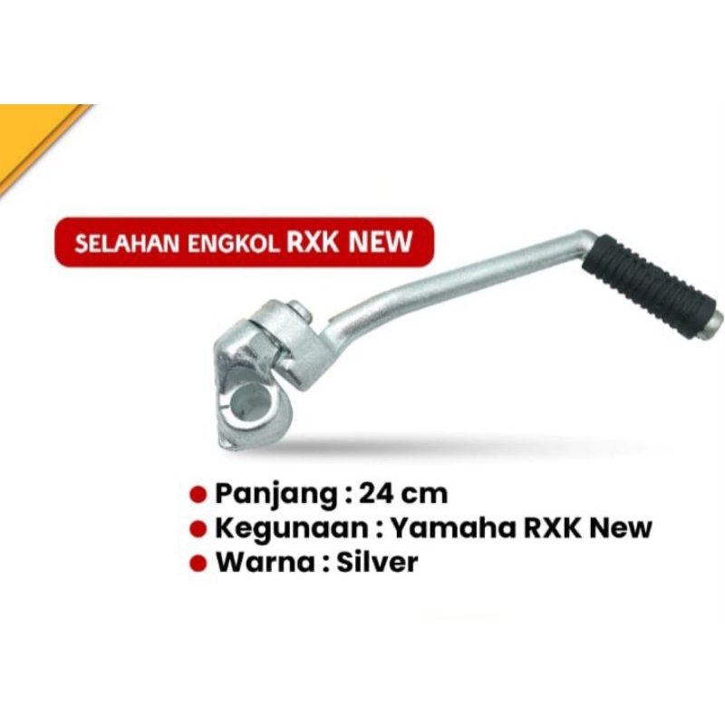 Selahan Engkolan Rx King Kick Starter Stater Rx King New Rx King Old Silver Tebal