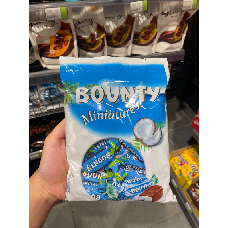 

BOUNTY MINATURES COKLAT (halal)