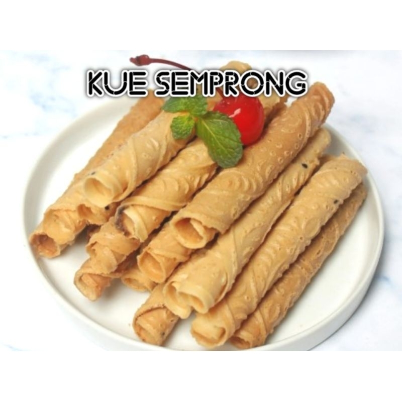 

ILAN DIHYAH SHOP - Kue semprong kue kering camilan lebaran renyah manis 100gr